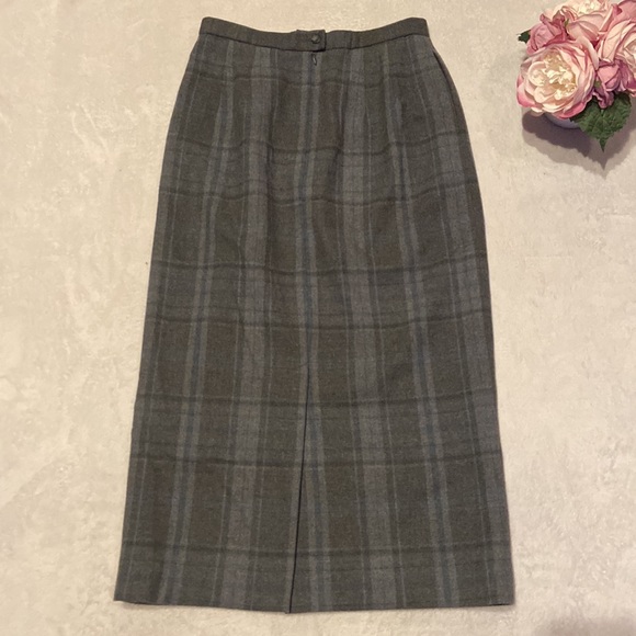 PENDLETON Size 8 Petite 100% Virgin Wool Skirt - Picture 7 of 8